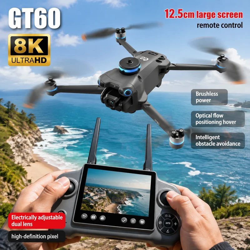 طائرة بدون طيار صغيرة جديدة GT - مراجعة Drone Camera Night Vision وسعره