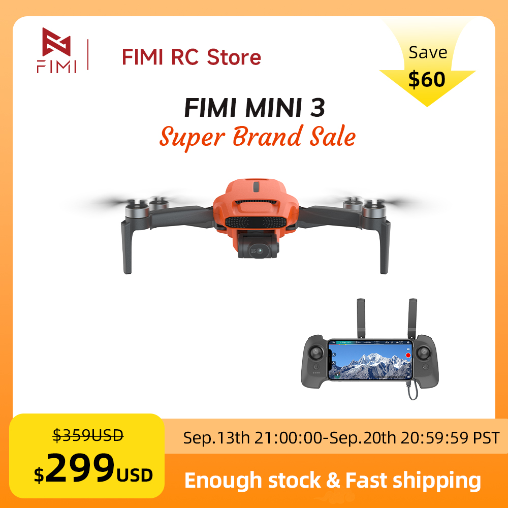 طائرة بدون طيار FIMI MINI 3 مع - مراجعة Drone Camera Night Vision وسعره